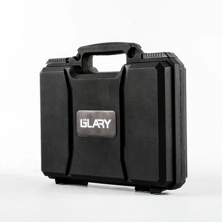 GLARY Customized Black Waterproof Hard Shell Gun Case Box with Handle Portable Plastic Gun Carrying Case for Outdoors