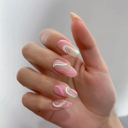 Nails Wholesales Factory Supply Nude Art Long Ballerina Nails Full Cover Oem Private Label Press on Artificial Fake Nails