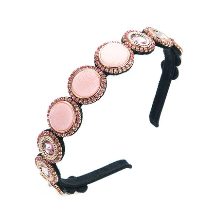 Hairband Women Shiny Rhinestone Crystal for Women Elegant Hair Clasp