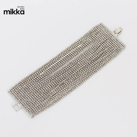 Wholesale the Newest Rhinestone Bracelets Mesh Coloreds Crystal Bracelet