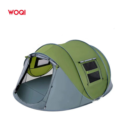 WOQI Hot Sale Family All Season Sunshade Snowproof Camping Tent Using at Beach Garden Yard Lawn Glamping