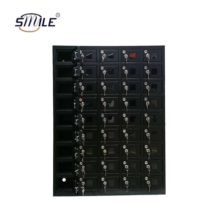 SMILE 6x12 Box clear Window Acrylic Compartment Storage Wholesale Employee Cell Phone Lockers