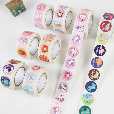 KY-C160 Custom Printing Kids Girls Cute Cartoon Reusable Paper Stickers Activity Book for Children Label