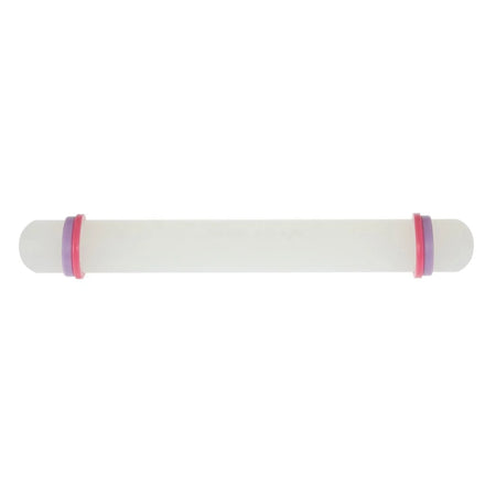PP Plastic Non-stick Fondant Rolling Pin Dough Roller with Guide Rings