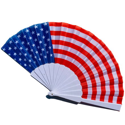 Promotional Personalize With National Flag Logo Chinese Fans Personalized Design Hand Held Folding Fans