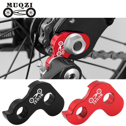 MUQZI Bicycle Rear Derailleur Hanger Extension Aluminum Alloy Derailleur Adapter for Folding Bike