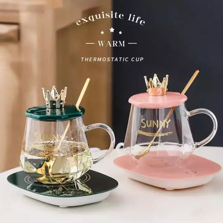 Wholesale Smart Tea Cup Heaters Usb Electric Heating Coffee Warmer Mug Temperature coaster Tea Coffee Warmer