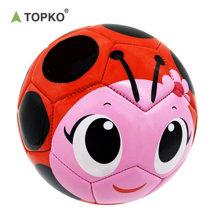 TOPKO Soccer Ball for Kids Football Ball Indoor and Outdoor Football Soccer Cheap Durable Rubber Football Ball