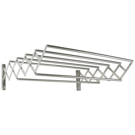 Stainless Steel Foldable Detachable Five-Tier Wall Mounted Bathroom Clothing Organizer Racks