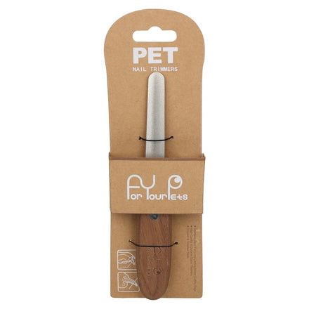High-grade Wooden Handle Metal Pet Grooming Accessories Cats and Dogs Grinding Claws Nail File