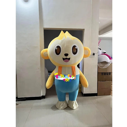 Customized Inflatable Smiling Face Monkey Cartoon Mascot Costume Smiling Face Monkey Cartoon Party Adult Costume for Sale