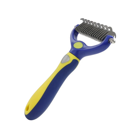 Factory Wholesale Custom Logo Double Sided Cat Grooming Tools Dog Pet Demattong Grooming Comb