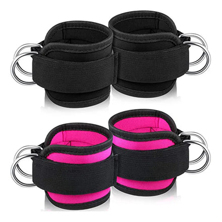 Hot Sale Adjustable Neoprene Weight Workout Fitness Gym Ankle Cuffs Ankle Straps for Cable Machines