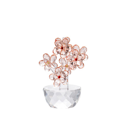 Wedding Gift Box Set Crystal Plum Flower for Guests Souvenirs Crystal Crafts for Souvenir