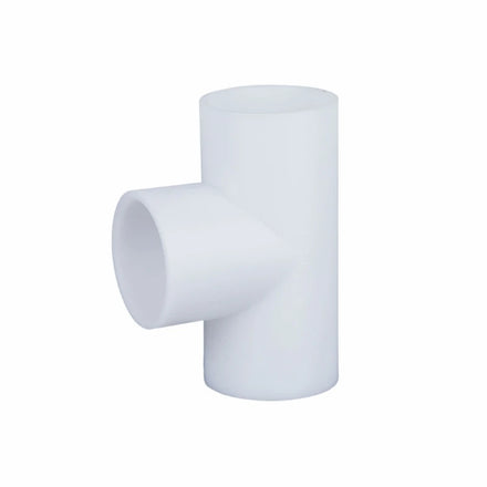 China Hot Sales Plastic Ppr Plastic Pipe Fitting DN15 to DN600 FRPP Tee Pipe Fittings
