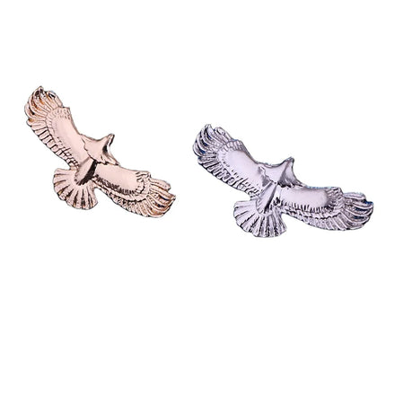Fashion Men Gift Jewelry Suit Eagle Pins Brooch Tuxedo Gold Silver Animal Bird Wing Lapel Pin Corsage Badge Brooch for blazer
