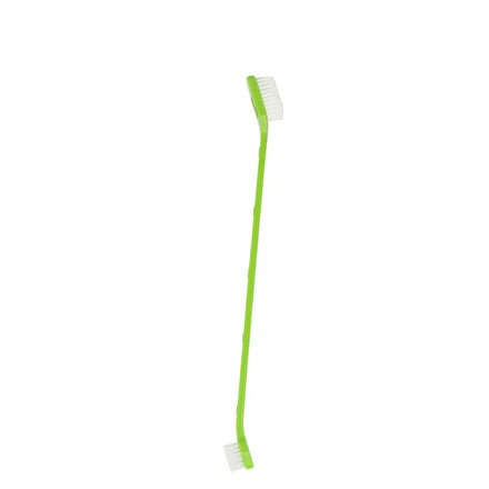 Small Double Heads Cat Dog Toothbrush Long Handle Pet Teething Brushes Dog Dental Cleaning Brushes