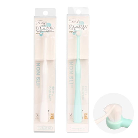 Factory Wholesale Pvc Box Packaging Pet Dental Care Cat Dog Toothbrush
