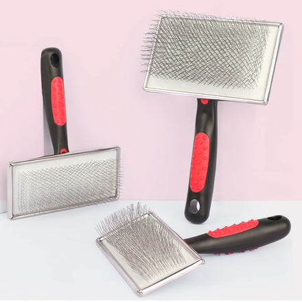 Wholesale Custom LOGO Dog Pet Cat Stainless Steel Hair Removal Professional Needle Brush Beauty Slippery Hair Brush Comb