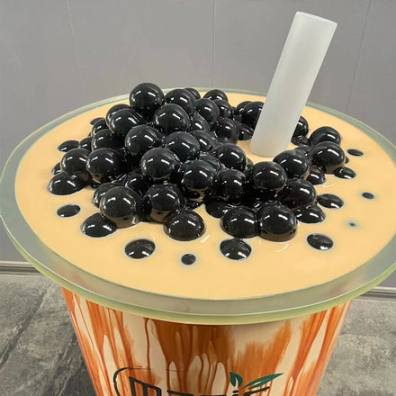 Customized Shop Decoration Food Props Large Size Bubble Tea Cup Sculpture Giant Coffee Cup Statues