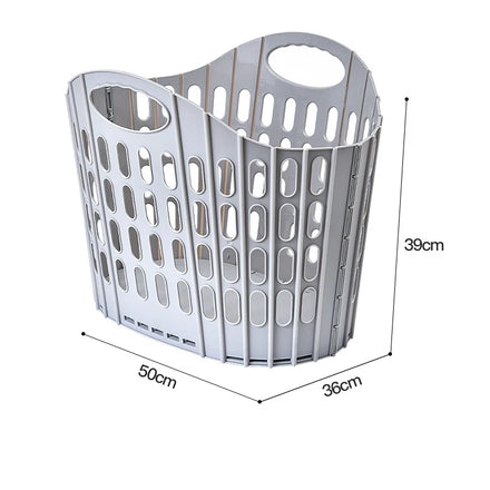 M8308 Factory Wholesale Plastic Laundry Hamper Basket Cloth Storage for Clothes and Dirty Clothing
