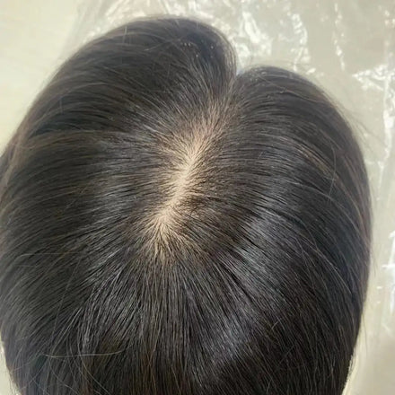 Hot Sale Silk Base Hair Extensions Closure Clips in Toupee Human Hair Topper for Women Hot Supplier