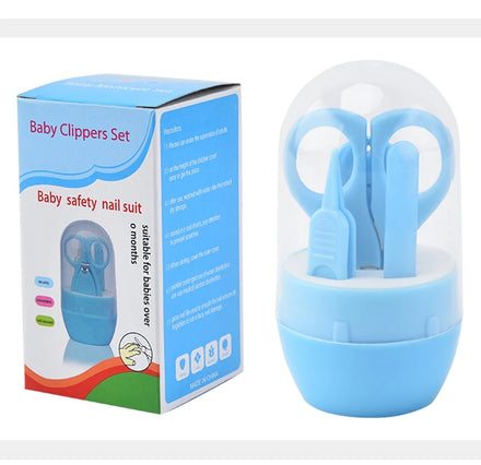 Hot Sell Eco-friendly 4 in 1 Baby Care Grooming Kit Manicure Tool Suit Manicure Pedicure Set Nail Cutter