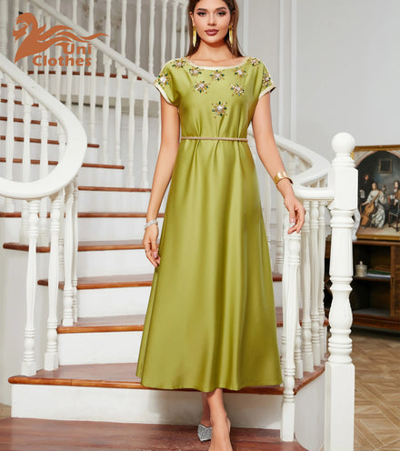 Abaya Turkey Handwork Abaya Dress BA7030