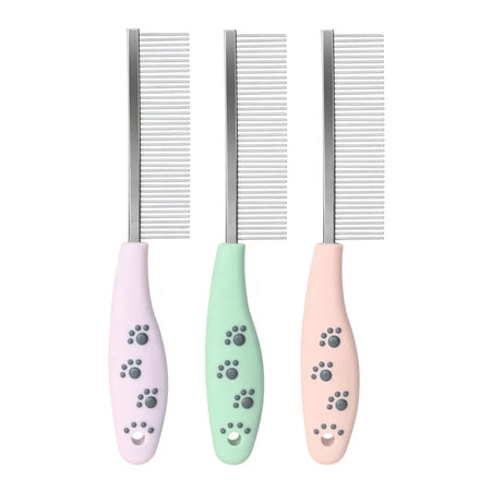 Factory Wholesale Metal Cat Needle Hair Comb Dog Pet Grooming Comb Brush
