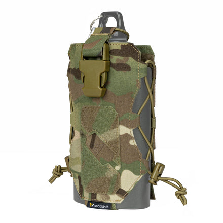 IDOGEAR Outdoor Sports 500D Nylon Adjustable Straps Molle Pouch Tactical Water Bottle Pouch Kettle Carrier Holder