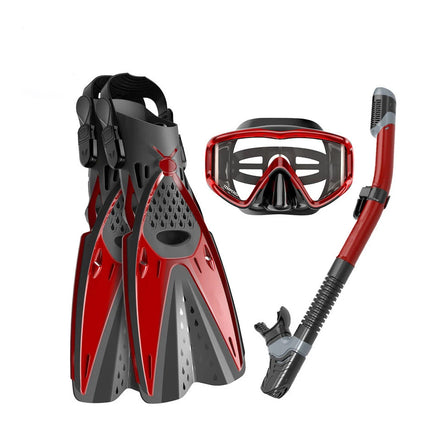CE Certified Dry Top Snorkel Gear Set for Adults Wholesale Panoramic View Silicon Strap Skirt Tempered Glass Lens with OEM Logo