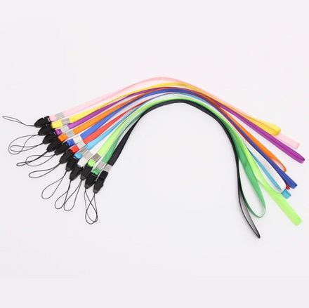 Wholesale Solid Color Aircraft Buckle Long Neckline Lanyard Mobile Lanyard Strap
