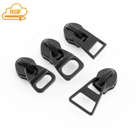 Stock #5 Short Metal Zipper Puller for Bags Non Lock Triangle Zipper Slider