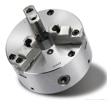 Three Jaw Self-Centering Chuck Strong Adjustable Steel Body Manual Clamping for CNC Lathe 3-Year Warranty
