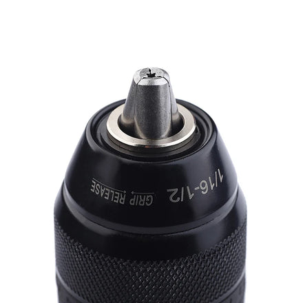 L-First SDS 2-13mm Keyless Drill Precision 3-Jaw Metal Chuck Quick Change Adapter Chromium Vanadium Steel Converter Electric