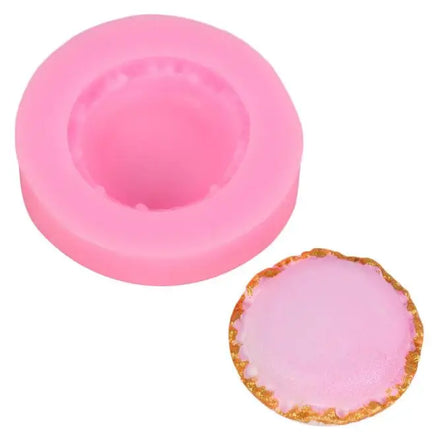 HY Silicone Mini Single Macaroon Mould Hamburger Shape Baking Moulds for Fondant