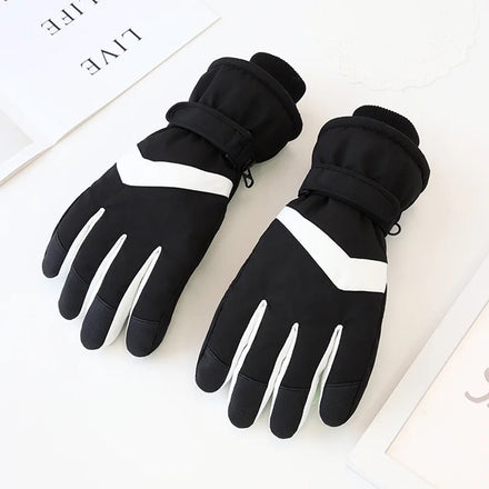 Stylish Men's Outdoor Warm Windproof Touch Screen Ski Riding Gloves