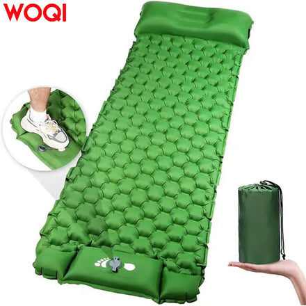 Woqi Repair Kit Lightweight Inflatable Built-in Pump Air Mattress Sleeping Pad for Camping Hiking