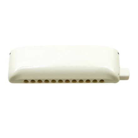 KB-12 12-Hole Harmonica in Chromatic White Easy Disassembly