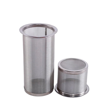 Durable Fine Mesh Mason Jar 100/150 Micron 304 Stainless Steel Silver Modern Flexible Silicon Knock Coffee Grounds Coffee Filter