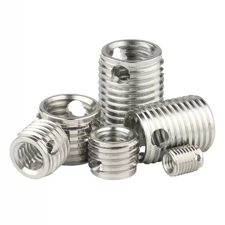M3 - M16 Type 307 308 Stainless Steel 304 Self Tapping Inserts With Three Holes