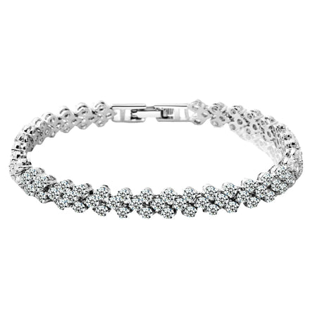 Roman Style Woman Bracelet Wristband Crystal Bracelets Jewelry Accessories Fantastic Wristlet Trinket Jewelry Pulseras