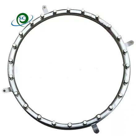 Stainless Steel Fog Cannon Spray Ringlow Pressure Fog Mist Ring for Cooling System
