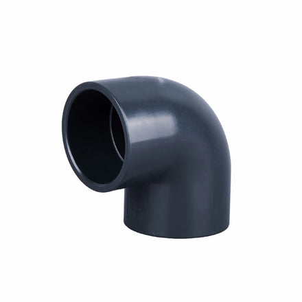China Hot Sale DN15 to DN600 Upvc Elbow 90 Degree Plastic Elbow 1/2 to 1.5inch UPVC Elbow Fittings
