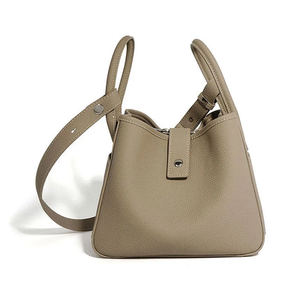 Korean Minimalist Genuine Leather Crossbody Bag for Women Soft Cowhide Small Shoulder Bag Elegant Female Messenger Bag Low MOQ