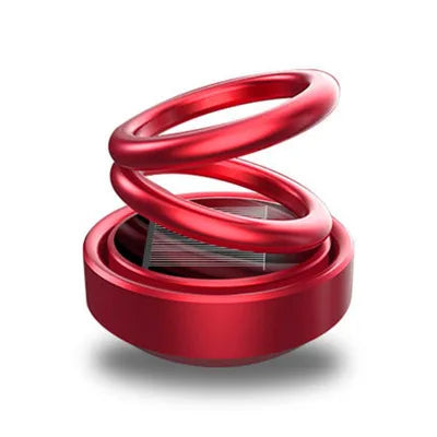 Rotating Solar Luxury Design Air Freshener with Aromatherapy Perfume Fragrance Dispenser for Cars