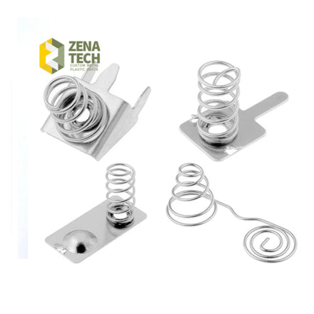China Customized Metal Nickel Plated Torsion Coiled Stainless Steel Spring Clip