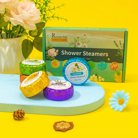 Private Label Lavender Shower Steamer Bath Bomb Body Restore Aromatherapy Shower Steamers