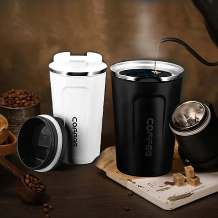 Best Seller Luxury Travel Coffee Mug Stainless Steel Vacuum Insulated Tumbler Leakproof Lid 6-12 Hours Thermal Performance