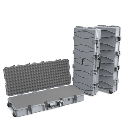 GLARY Waterproof Long Tactical Gun case Box High Quality Durable Gun Protective case Innovative Stackable Design Gun case Box